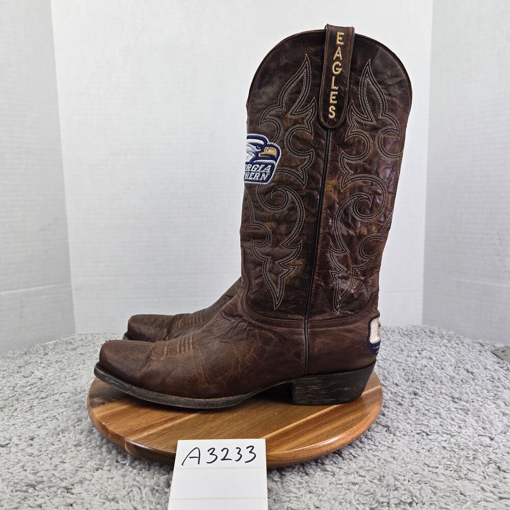 Gameday Boots Mens 11D Georgia Southern Eagles NCAA Casual Western Cowboy